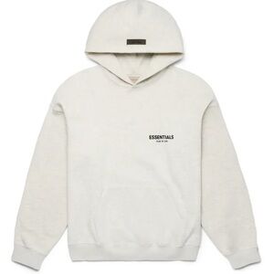 Essentials Cream Sweatshirt Relaxed Fit